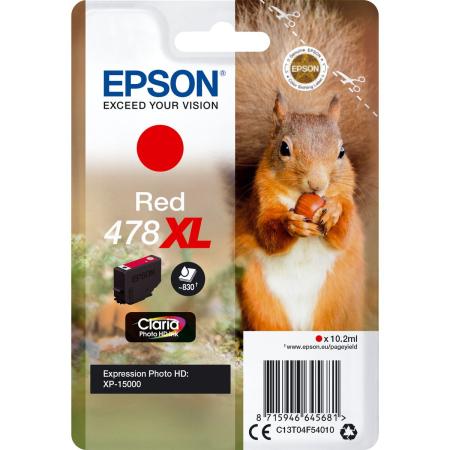 Epson 478XL Red Squirrel Clara Photo HD C13T04F54010