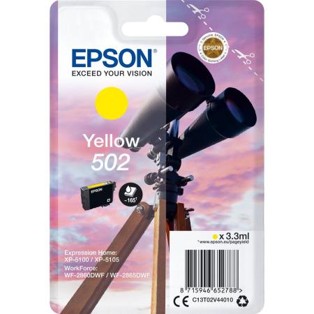 Epson Singlepack Yellow 502 Ink C13T02V44010