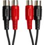 Hosa MID-202 Dual Midi Cable Dual 5-PIN DIN To Same 2 M