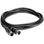 Hosa MID-303BK Midi Cable 5-PIN DIN To Same 3 FT