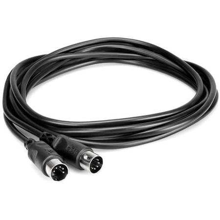 Hosa MID-303BK Midi Cable 5-PIN DIN To Same 3 FT