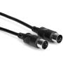 Hosa MID-303BK Midi Cable 5-PIN DIN To Same 3 FT