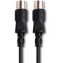 Hosa MID-303BK Midi Cable 5-PIN DIN To Same 3 FT