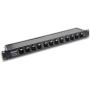 Hosa PDR-369 Patch Bay 12-POINT DE-Normalled XLR3F To XLR3M