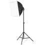 Nedis Lighting Set Photo Studio 2X 70W 5500 K 180cm Foldable