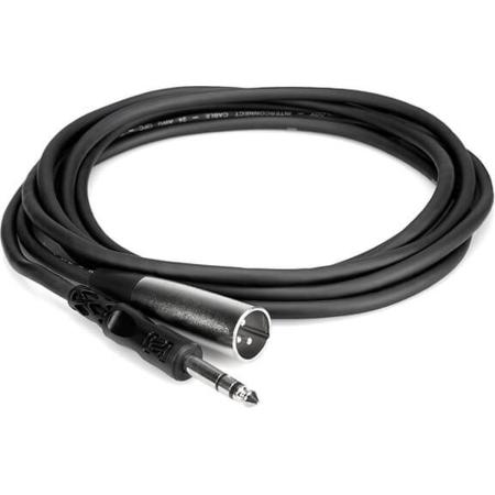 Hosa STX-110M Balancedint.con 1/4IN TRS To XLR3M 10FT