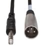 Hosa STX-110M Balancedint.con 1/4IN TRS To XLR3M 10FT