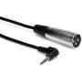 Hosa XVM-110M Camc.mic.cable R-Angle 3.5mm TRS To XLR3M 10FT