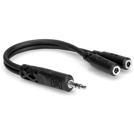 Hosa YMM - 232 Y Cable 3.5mm TRS To Dual 3.5mm TRSF