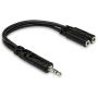 Hosa YMM - 232 Y Cable 3.5mm TRS To Dual 3.5mm TRSF