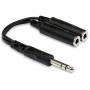 Hosa YPP-118 Y Cable 1/4 In TRS To Dual 1/4 In TRSF