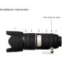 easyCover Lens Oak For EF 70-200mm f/2.8 L IS II USM Black