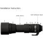 easyCover Lens Oak For AF-S 200-500mm f/5.6 E ED VR Black