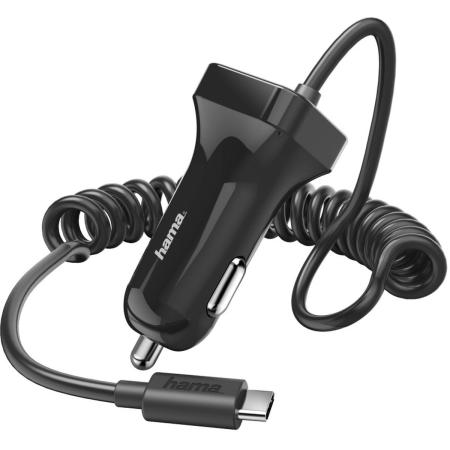 Hama Car Charger USB Type-C 2.4A Black