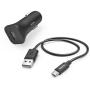 Hama Car Charger Set Micro USB 1A Black