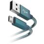 Hama Charge/Synchro Cable Metal Micro USB 1.5m Blue