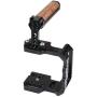 Caruba Half Cage w/ Wooden Top Handle For BMPCC 4K