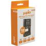 Jupio USB 4-SLOTS Ultra Fast Battery Charger LCD