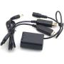 Caruba NP-FZ100 Full Decoding Dummy Battery + Dual USB Cable