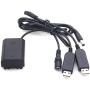 Caruba NP-FZ100 Full Decoding Dummy Battery + Dual USB Cable