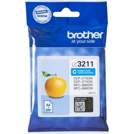 Brother LC3211C Cyan Ink Cartridge