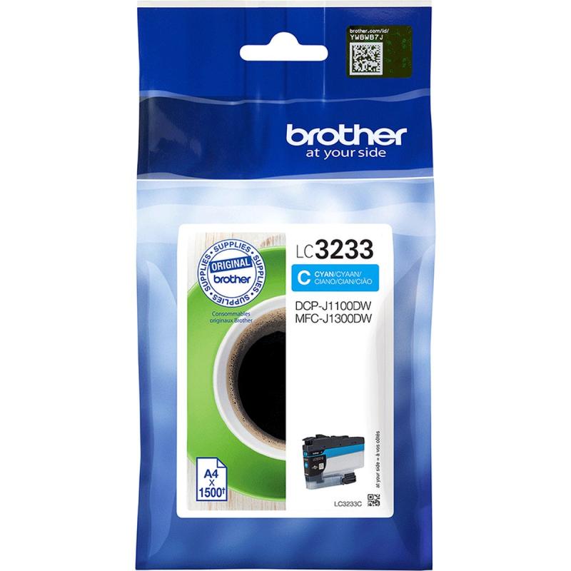 Brother LC-3233C Cyan Ink 1500 Pages