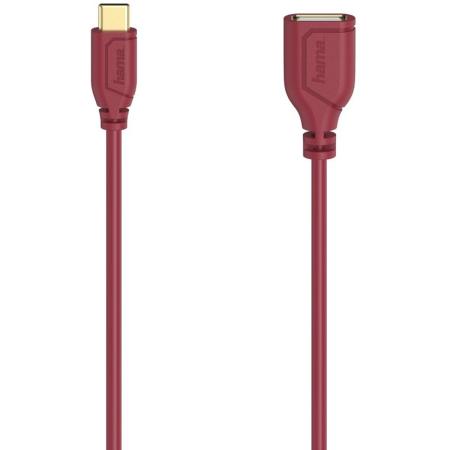 Hama Cable USB 2.0 Type C Flexi Slim 0.15m