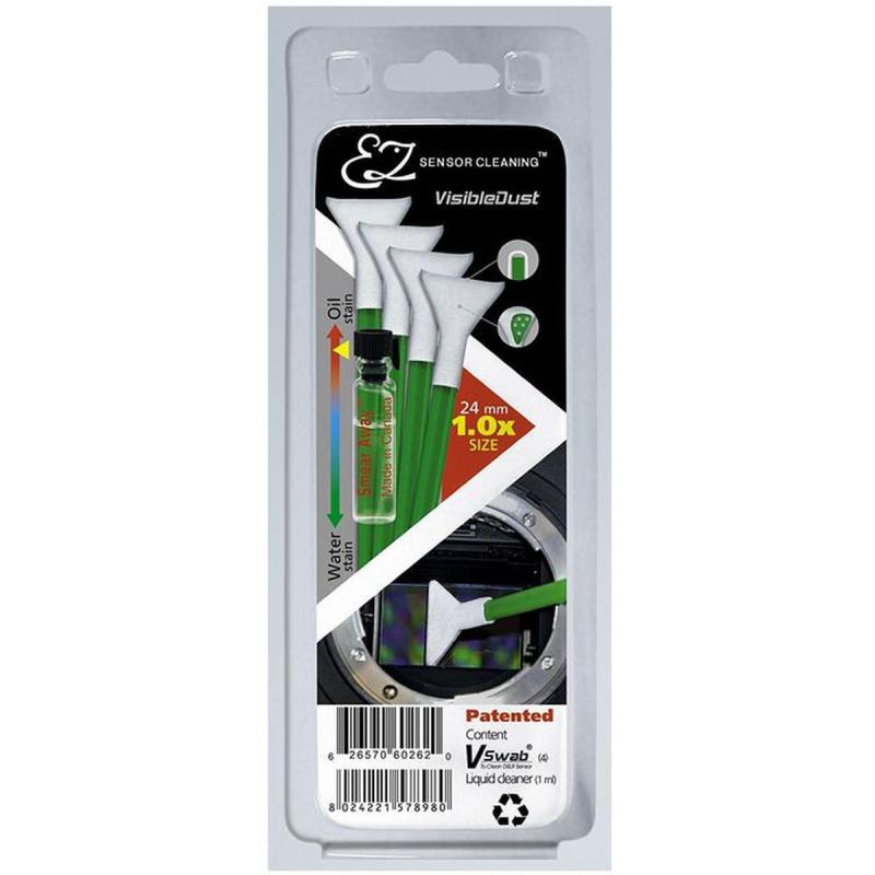 VisibleDust 4 Swabs MXD (Green) 1.0X + Smear Away 1ml
