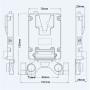 Rolux Mini V-Mount Battery Plate RL-AC13S