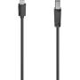 Hama USB-C-Cable USB-C-Plug - USB-B-Plug 480 MBIT/s 1.5m