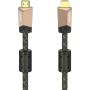 Hama Premium HDMIO-Cable w/ Ethernet Ferrite Metal 0.75 M