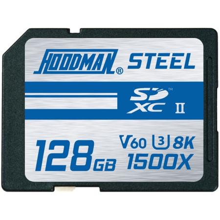 Hoodman 128GB 1500X-SDXC UHS-II Class 10 U3 8K V60