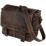 Dörr Kapstadt Leather Photo Bag Small Wide Vintage Brown