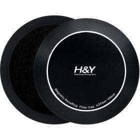 H&amp;Y RevoRing Magnetic Aluminium Front And Back Cap 52mm