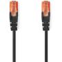 Nedis CAT6 Network Cable RJ45 Male RJ45 Male U/UTP 1.50 M Round PVC Black Label