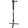 3 Legged Thing Punks Trent 2.0 Monopod Kit W/DOCZ2 Foot Stabilizer BLK W/Blue