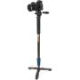 3 Legged Thing Punks Trent 2.0 Monopod Kit W/DOCZ2 Foot Stabilizer BLK W/Blue