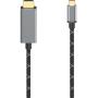 Hama Video-Cable USB-C-Plug - HDMI-Plug UltraHD 8K@60Hz Alu 1.50 M