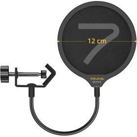 7Ryms SR-PF-S 360° Adjustable Microphone Pop Filter