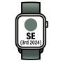 Apple Watch SE 3rd V2/ GPS/ 40mm/ Caja de Aluminio Blanco Estrella/ Correa Loop Deportiva Verde Lago
