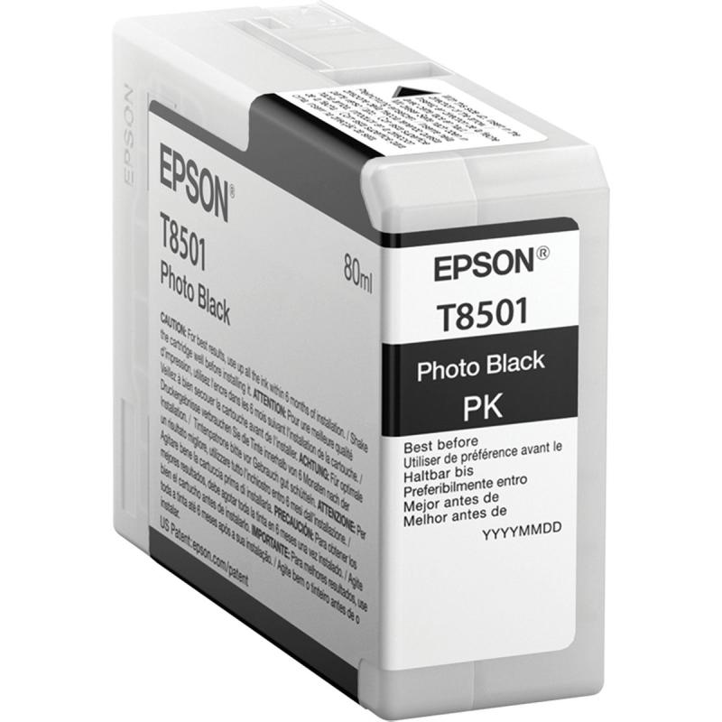 Epson T850100 Photo Black UltraChrome HD Ink 80ml