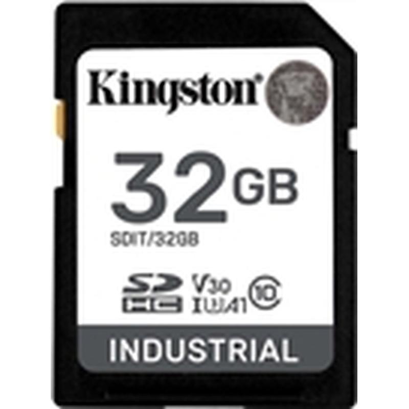 Kingston 32GB SDHC Industrial C10-40C To 85C U3