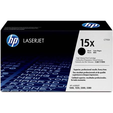 HP 15X LaserJet Cartridge Black HC C7115X