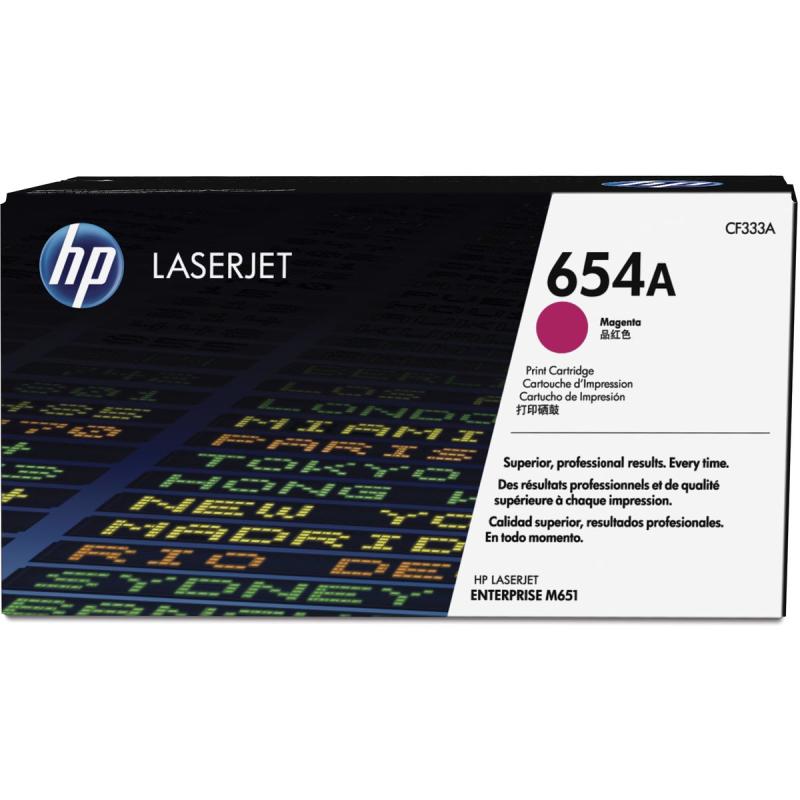 HP 654A Cartridge Magenta SC CF333A