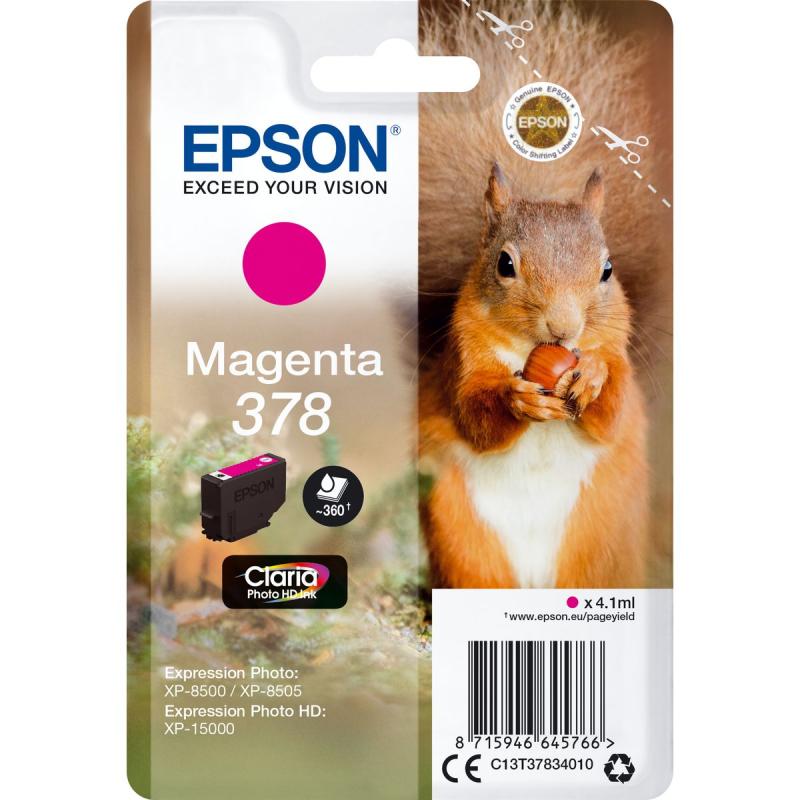 Epson Magenta 378 Eekhoorn Clara Photo HD Ink