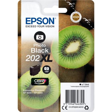 Epson 202XL Photo Black Ink Cartridge (w/ Security)