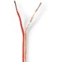 Nedis Speaker-Cable | 2X 1.50 mm² | Copper | 100.0m | Round