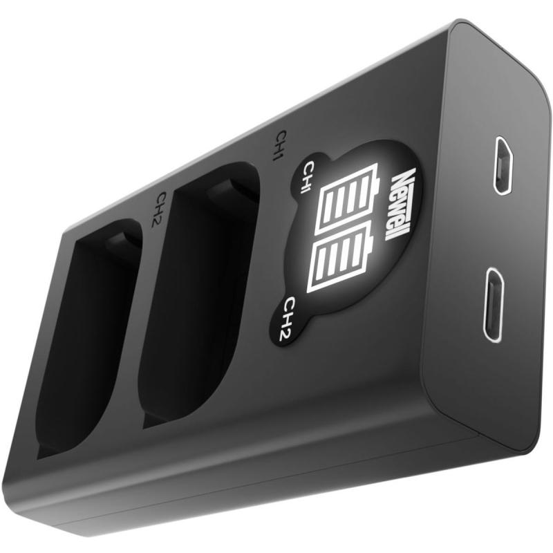 Newell dl-USB-C Dual Channel Charger For DMW-BLK22 Battery