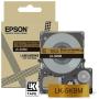 Epson Metallic Silver/Black 18mm LK-5SBM