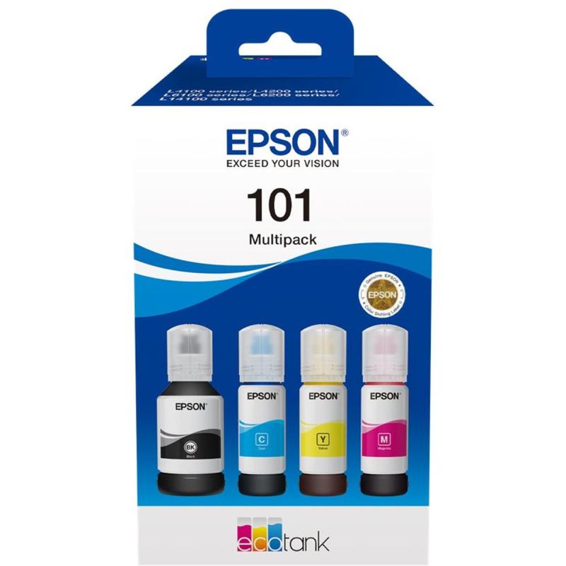 Epson 101 Multipack 4 Black Yellow Cyan Magenta Inktank